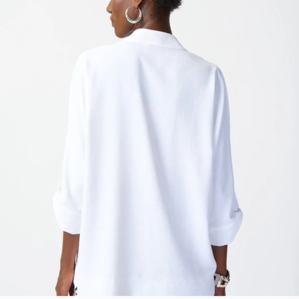 Joseph Ribkoff Vanilla Boxy Top Dolman Sleeves Size 14 NEW - Picture 6 of 13